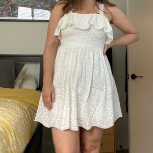 Madewell women’s embroidered apron dress size 8